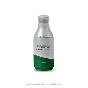 Shampoo Detox de Charcoal (Carvão Vegetal) - 300mL