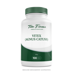 Vitex (Agnus castus) - Auxiliar no Tratamento de Problemas Menstruais (40mg - 100 Cps)
